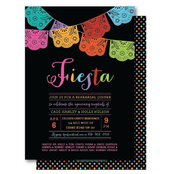 Mexican Themed Party Invitation Wording 10