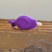 SALE Plush Bird - Bright Purple Crochet Toy - Colorful Bird Made With Natural Fibers