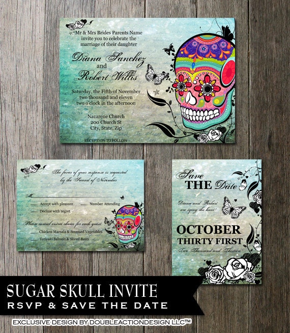 Skull Invitation Templates 9