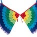 SMALL SIZE - Fancy Dress Costume Bird Wings, Fairy Wings, Super Hero Wings, Toddler Pretend Play Accessory - The Phoebe Wings