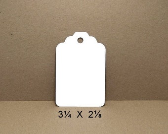 Tags, White Gift Tags, Cardstock Tags, Price Tags, Plain Gift Tags, Gift Tags, Plain White Tags, Bright White Tags, White Cardstock Tag