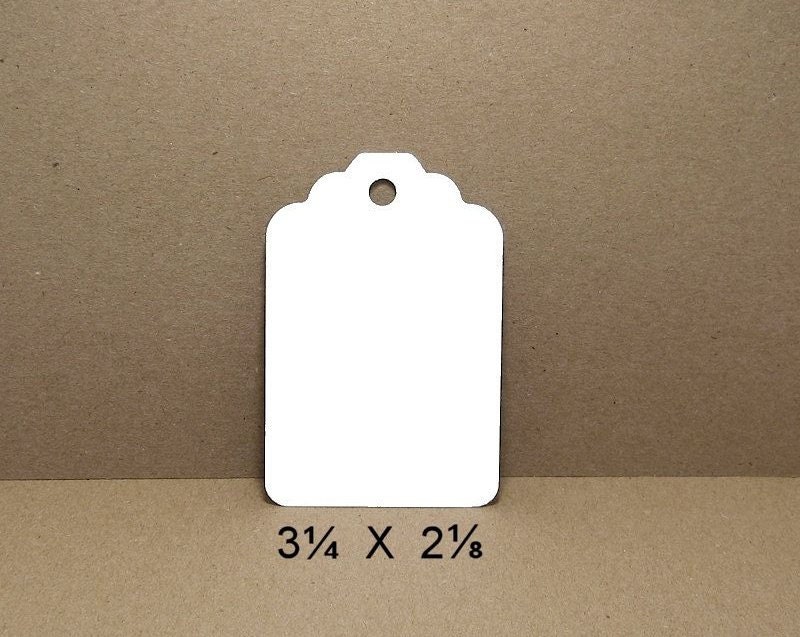 Tags White Gift Tags Cardstock Tags Price Tags Plain Gift