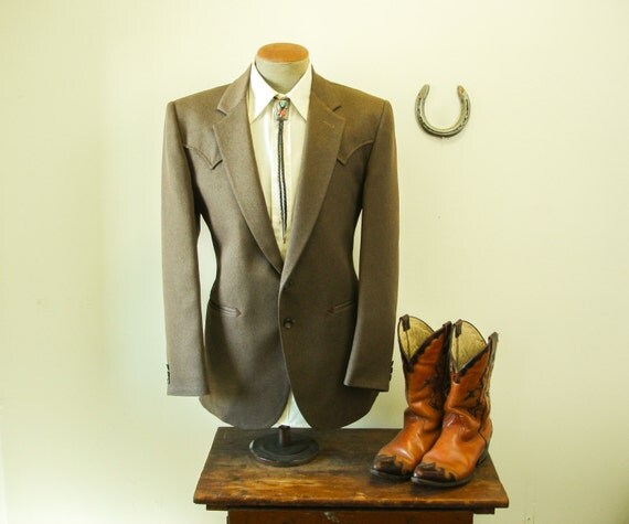 vintage western suit jacket