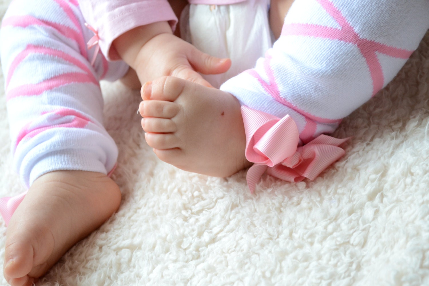 Baby Leg Warmer... Baby Girl Leg Warmers...Ballerina Pink and