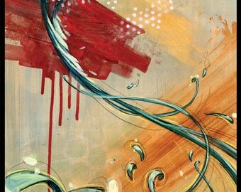Qetzal Art Print - Bird Art - Guatemala - Wall Art - "Silent Song" by Black Ink Art