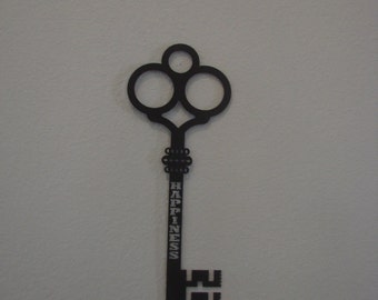 Key To Happiness 16 Gauge Metal Wall Art