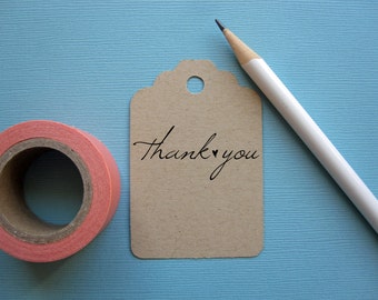 Thank you stamp with heart, black self inking stamp or wood handle rubber stamp