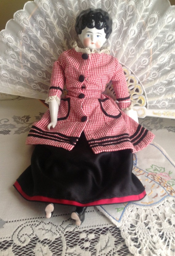 china head doll dress