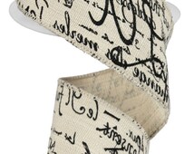 Popular items for french script fabric on Etsy