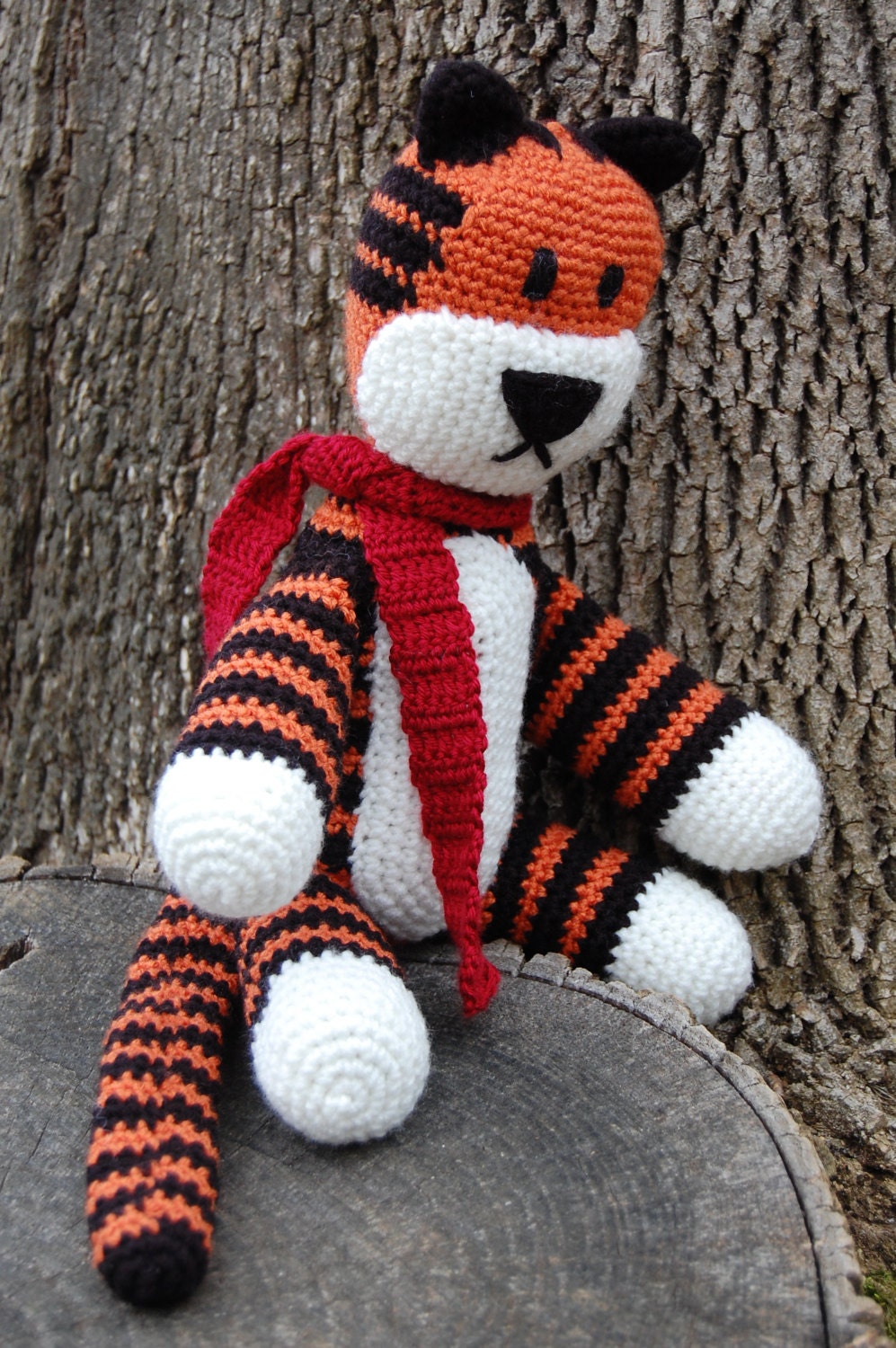 crochet hobbes tiger