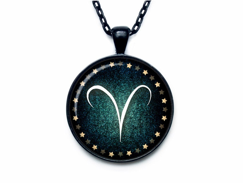 Aries Necklace Aries Pendant Aries jewelry Zodiac Sign