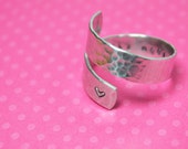 I Love You To The Moon And Back Secret Message Wrap Ring - Twist Ring Il_170x135