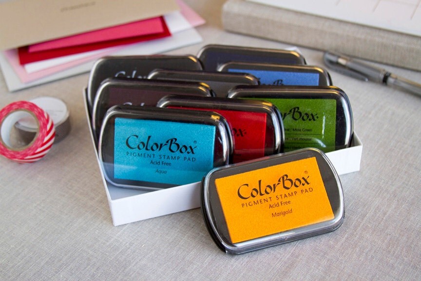ColorBox Pigment Ink Pads Many Colors Your Choice Black