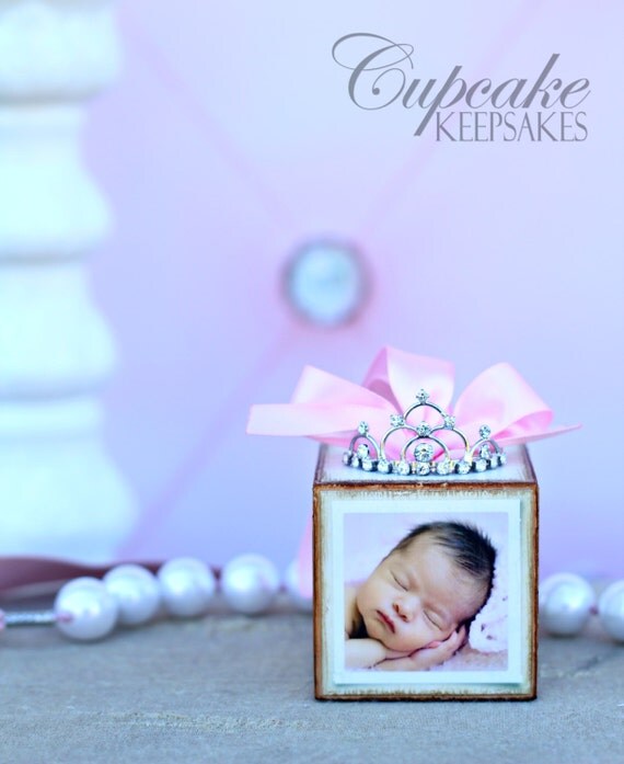 Items similar to No. 5 Personalized Pink Baptism Christening Photo