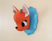 plush mounted deer head