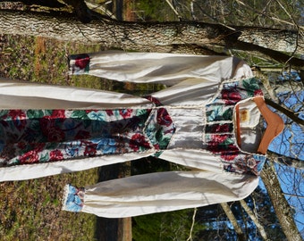 Festival Dress Gunne Sax Dress Boho Dress Hippie Dress Bohemian Dress 70s Prarie Dress Wendy of California Dress