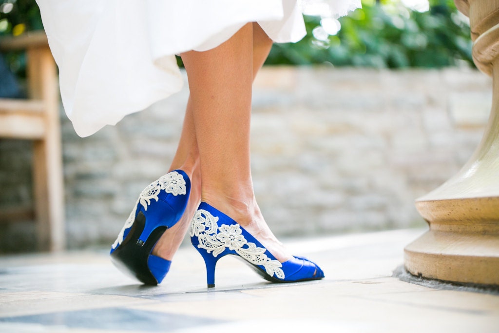 Wedding Shoes Royal Blue Wedding Heels Blue Bridal Shoes