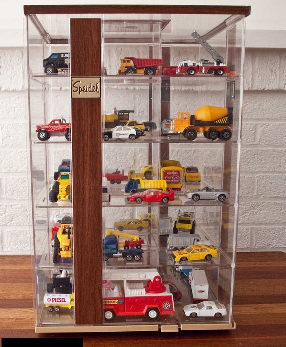 RESERVED . . Vintage Rotating Display Case