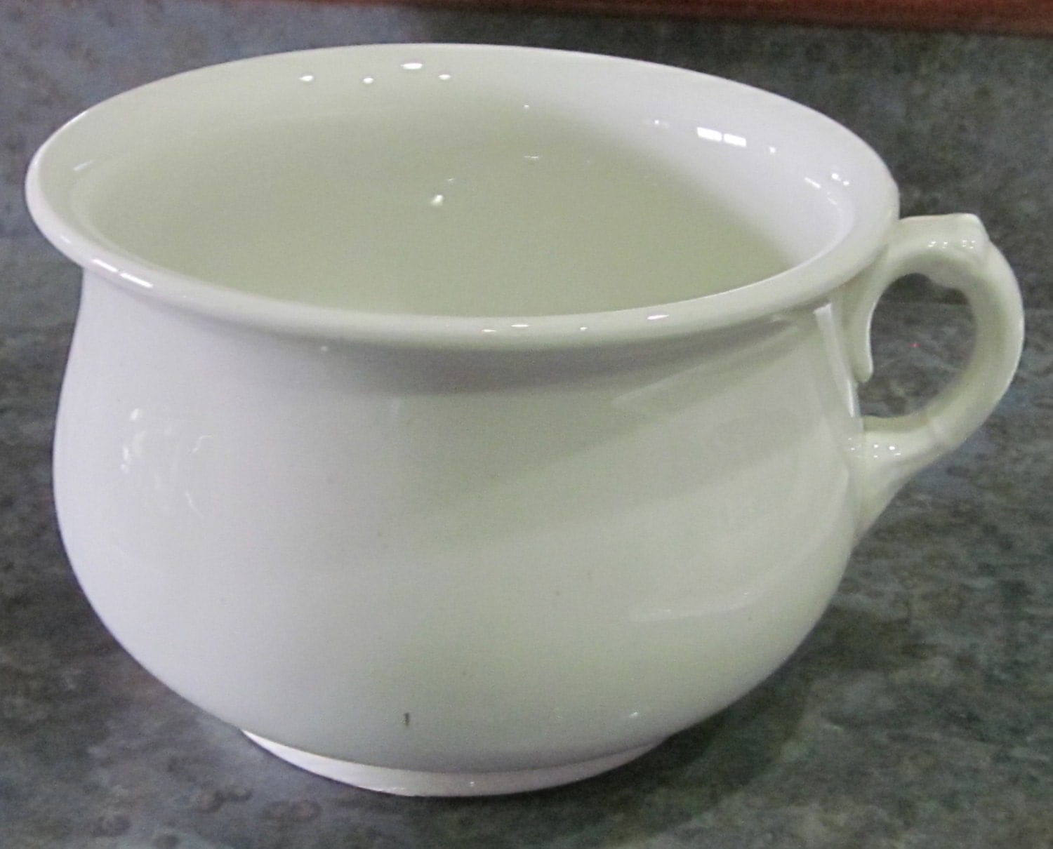 Vintage Porcelain Chamber Pot 1800 Era by LeftoverStuff on Etsy