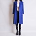 YVES SAINT LAURENT menswear blue coat / m / l