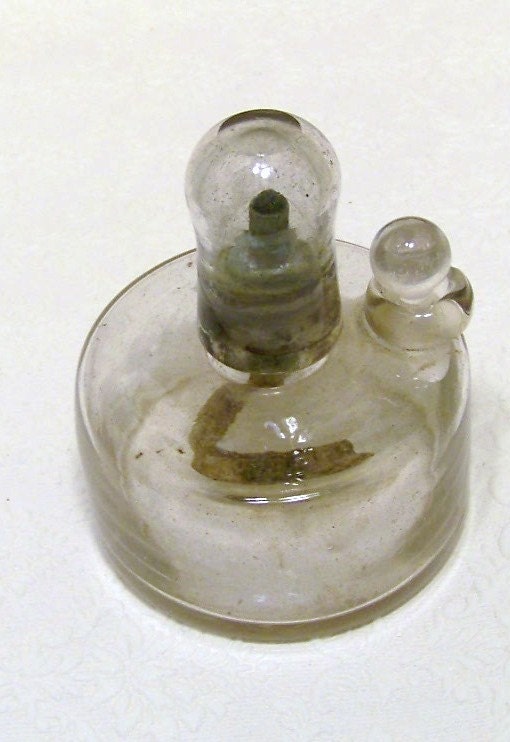 Vintage Glass Alcohol Lamp 0816