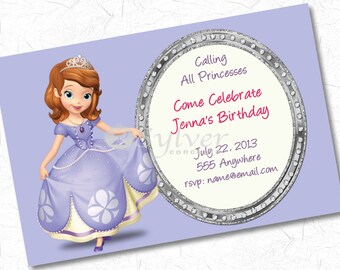 Sophia The 1st - Birthday Invitation - You Print