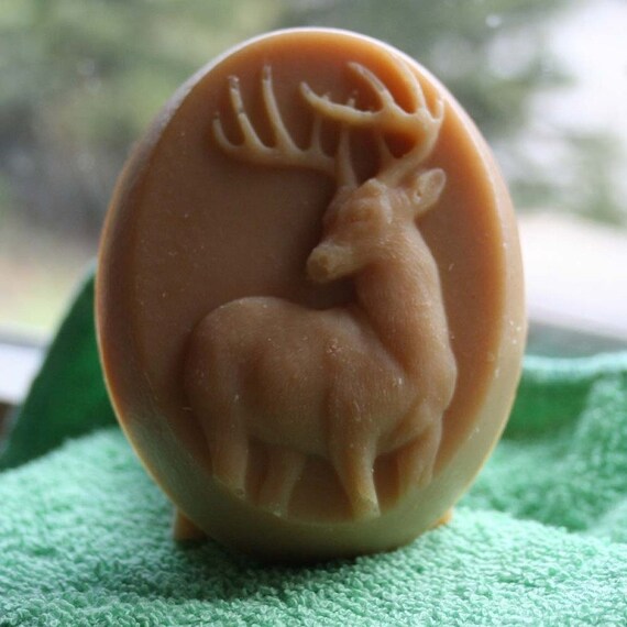Scented Deer Soap Deer Soap Buck with Antlers Soap Homemade
