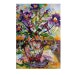Floral IRISES Abstract REDUCED Knife Oil Painting Original by Ginette Callaway