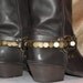 Boot Bracelet Western Cowgirl Bling Ankle Chain Accessory 1403