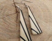 Deco Inspired Earrings - Holly and Ebony