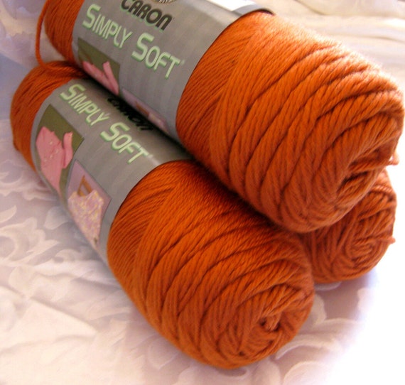 Caron Simply Soft yarn Copper Kettle worsted weight by crochetgal