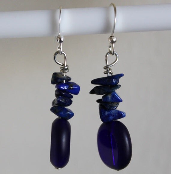 Blue Earrings Blue Earrings