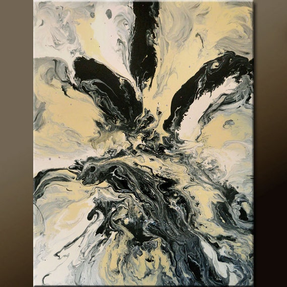 SALE Abstract Art Painting on Canvas 16x20 Original