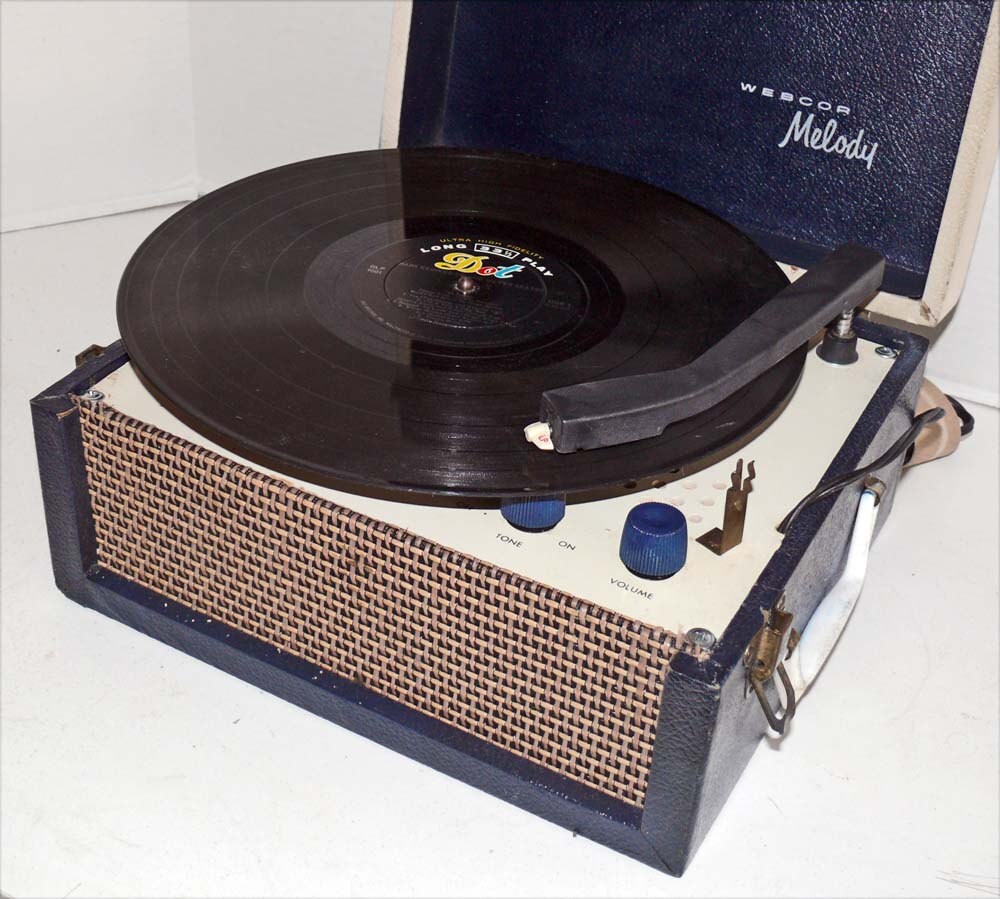 1950's cor Portable Record Player with Warranty