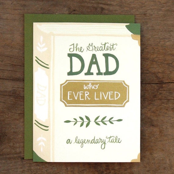 Greatest Dad Illustrated Card