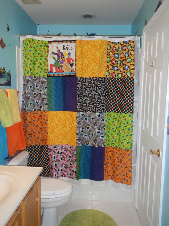 Beatles Shower Curtain made to order not a licensed