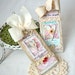 From the Heart Handmade chipboard tags shabby chic style