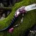 Magic Crystal Wand Pink Himalayan Rose Quartz Ruby Feldspar Pagan Altar Reiki Wiccan Springbok Horn MORGANA ROSEWING by Spinning Castle