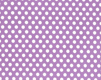Fat Quarter - Kiss Dot Fabric by Michael Miller Fabrics CX5518-PURP-D