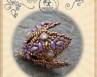 Soren Beaded Bead Pattern with twin beads - PDF instruction for personal use only