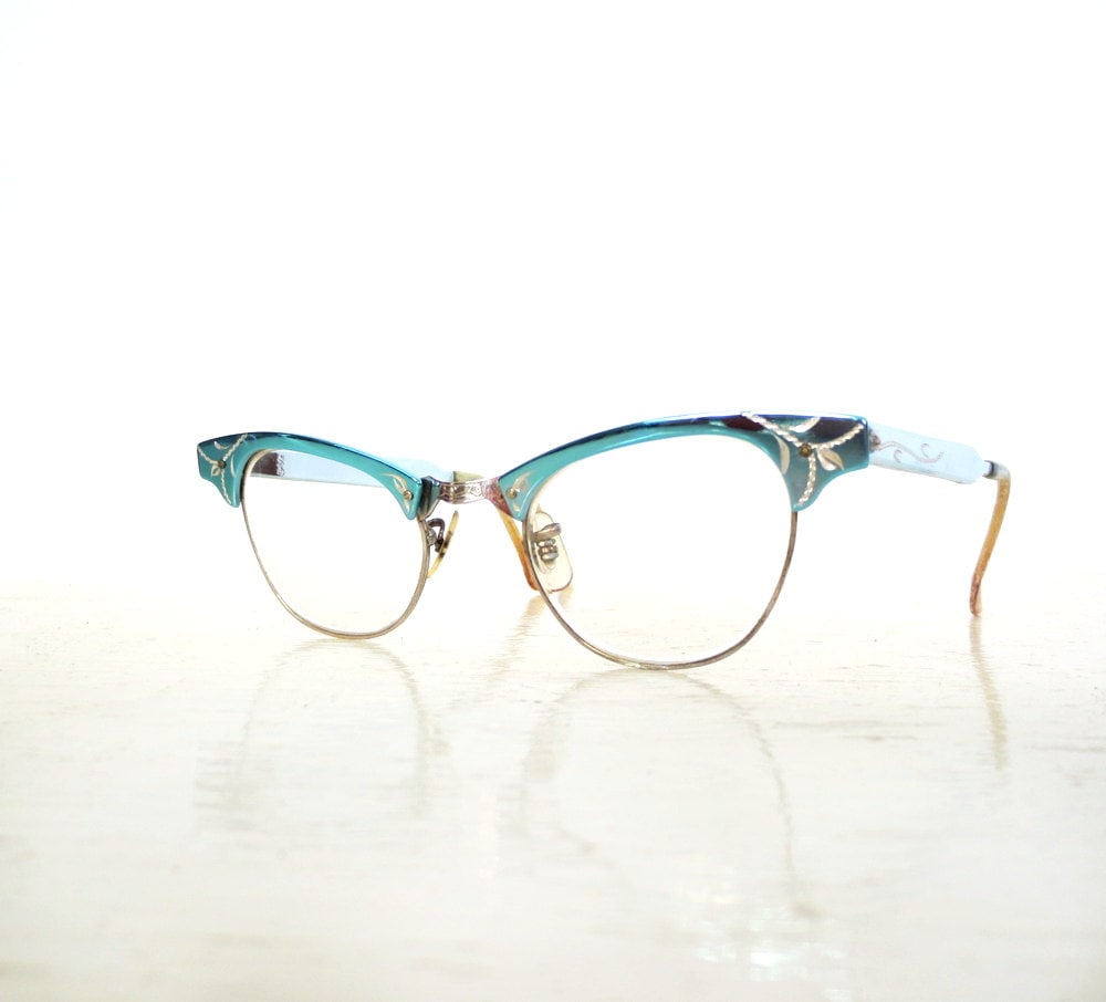 1950s Cat Eye Glasses / 50s Eyeglasses / Eyeglass Frames