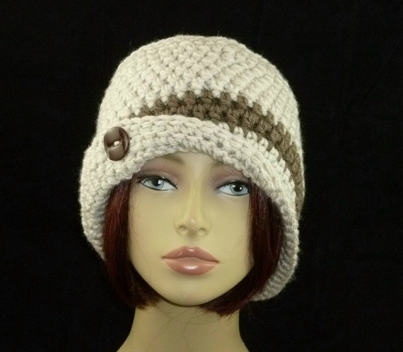 CROCHET PATTERN PDF for Sonya Flapper Cloche - Womens Hat Patterns