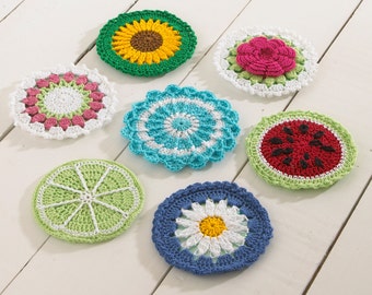 CD Coasters Set 1 Crochet Pattern PDF