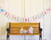 Valentine Decoration "lovebirds" Banner Il_170x135