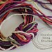 Skinny Silk Ribbon Cord Bundle Item No.201 Contains Ten 2mm Silk Ribbons Random Colors