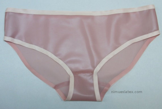 Pink Latex Panties 24