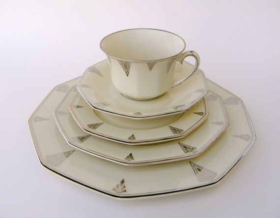 Custom Art Deco Dinnerware Set: Deauville by Community China