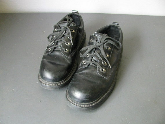 Items similar to vintage men's '90s black CLUB KID SKECHERS chunky ...