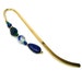 Shepherds Crook Bookmark, Beaded Bookmark, Hook, Gift, Blue, Green, TJBdesigns