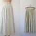 vintage cotton skirt / maxi skirt / Polka Dot Farm